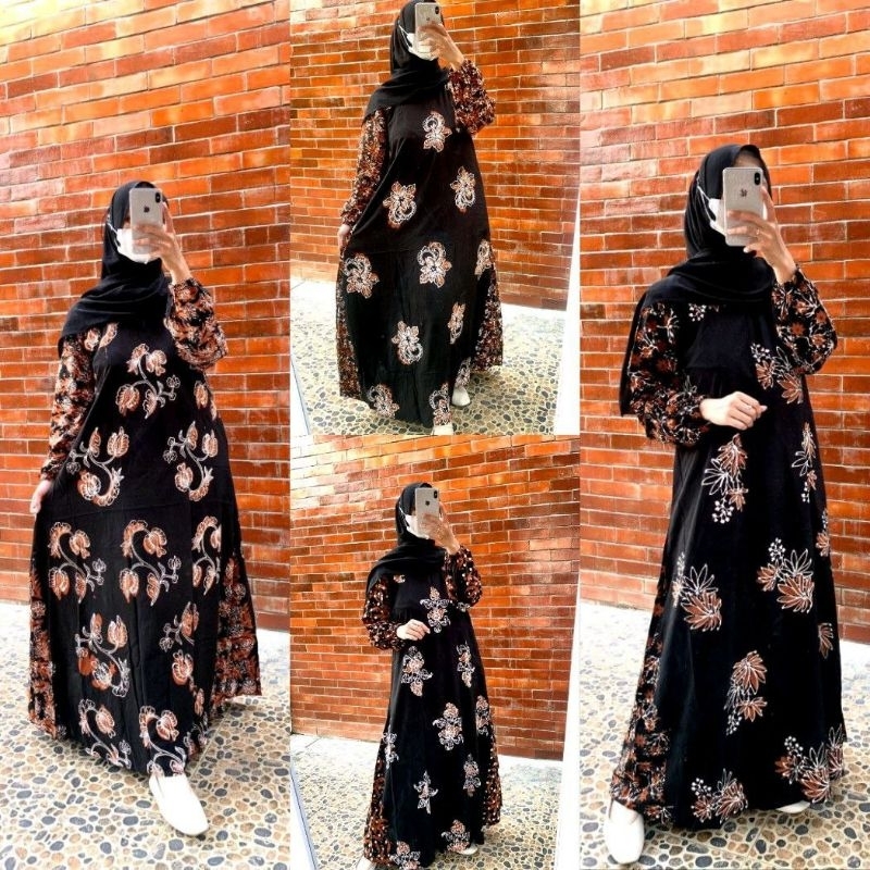 GAMIS SOGAN BATIK CAPE PEKALONGAN