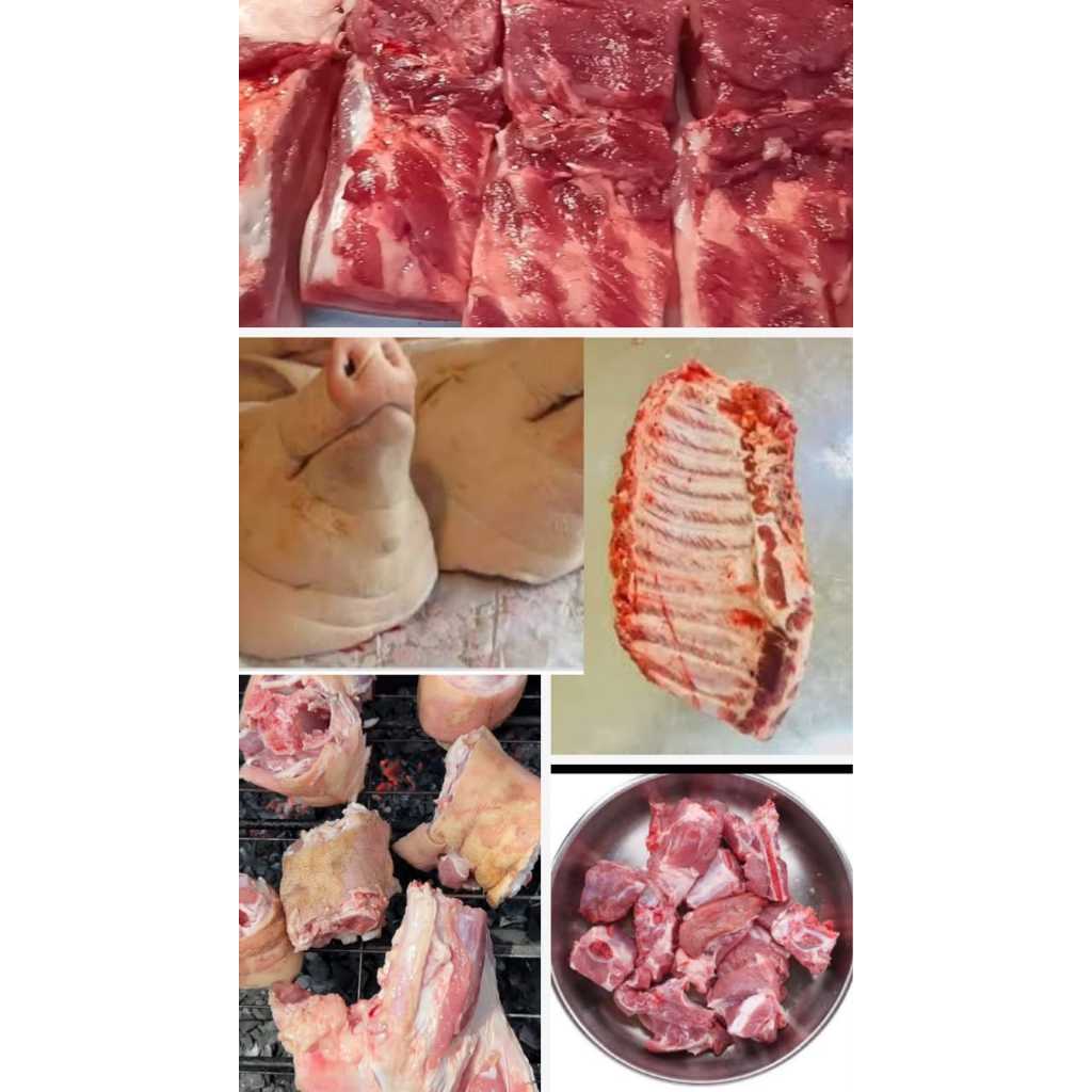MEDAN SEKITAR DAGING BABI TULANG BABI PORK BELLY BACON RIBS SAMCAN PAIKUT BAKUT KAKI IGA RUSUK BABI
