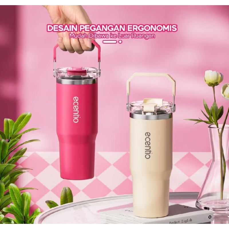 Ecentio Termos Tumbler Kopi (900 ml).