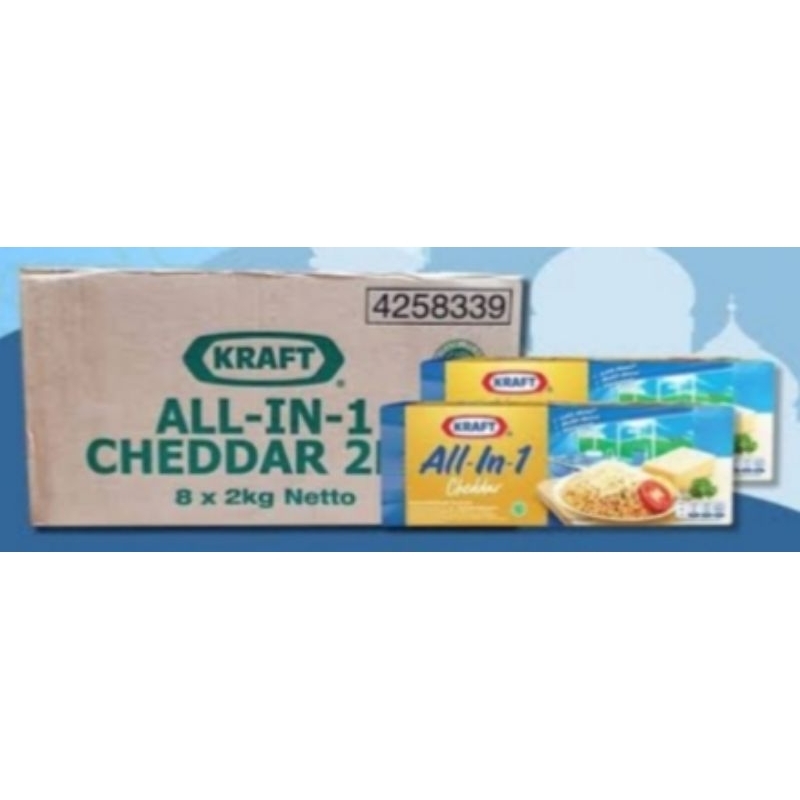 

Keju Kraft All In 1 Cheddar 2kg Kartonan isi 8 biji berhadiah tepung/gula/margarin (selama persediaan ada)