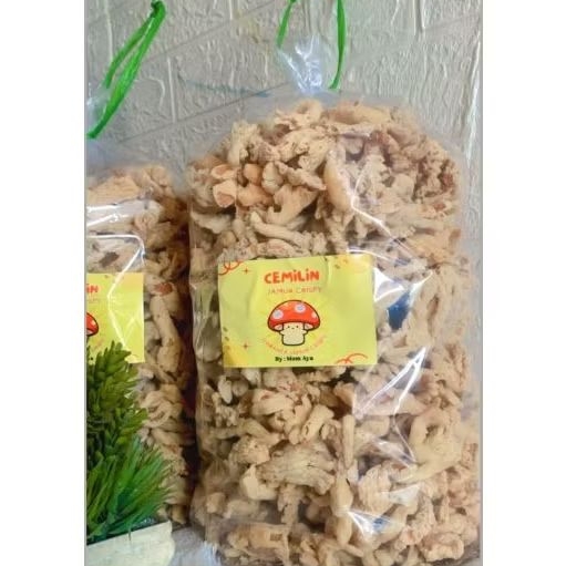 

Cemilin Keripik Jamur Tiram Renyah Gurih Crispy Snack Kripik Krispi