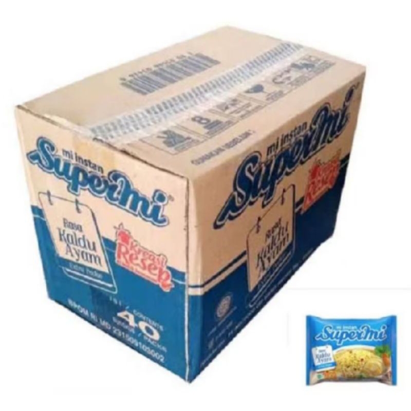 

Supermie Rasa Kaldu ayam 1 Dus isi 40Pcs