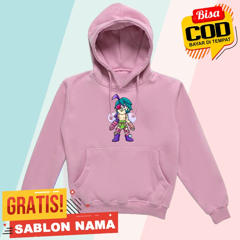 Jaket Hoodie Anak Angelo From Brawl Stars / Jaket Sweater Hoodie Anak Laki Laki & Perempuan Custom N