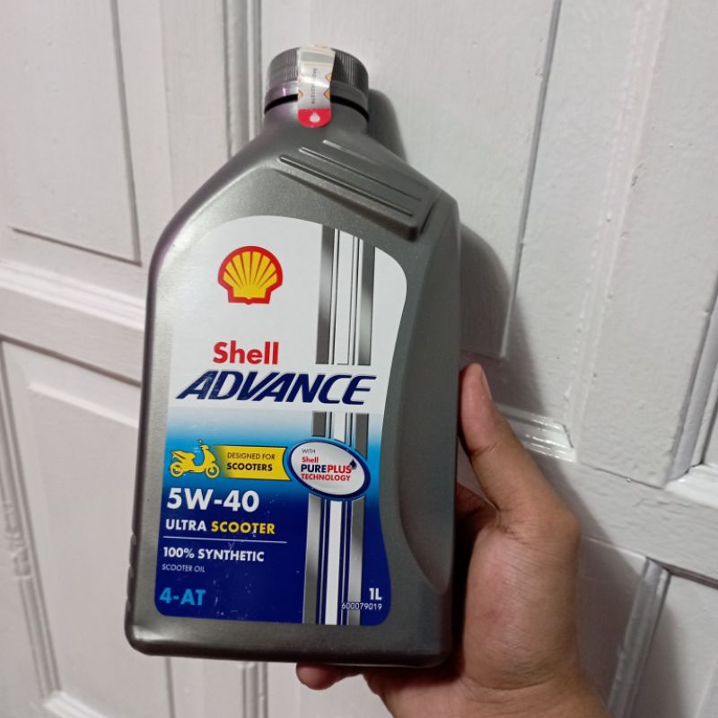 OLI Shell ADVANCE 5W-40 ULTRA SCOOTER Oli Shell 1 Liter