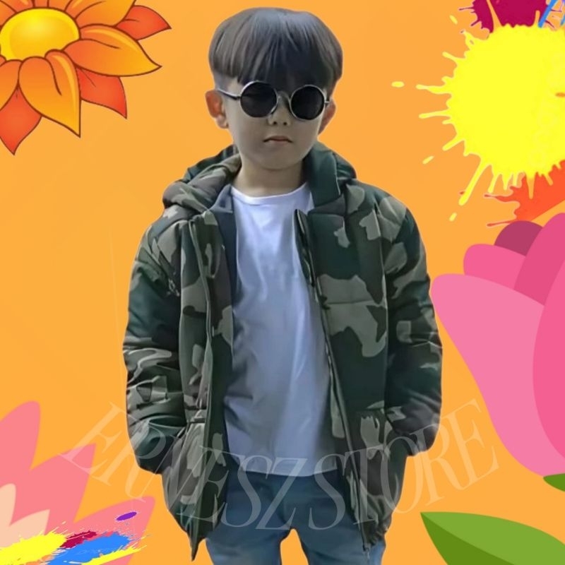 Jaket Anak Laki Laki dan Perempuan 1-12 Tahun Jaket Winter Anak Jaket Tebal Anak 01