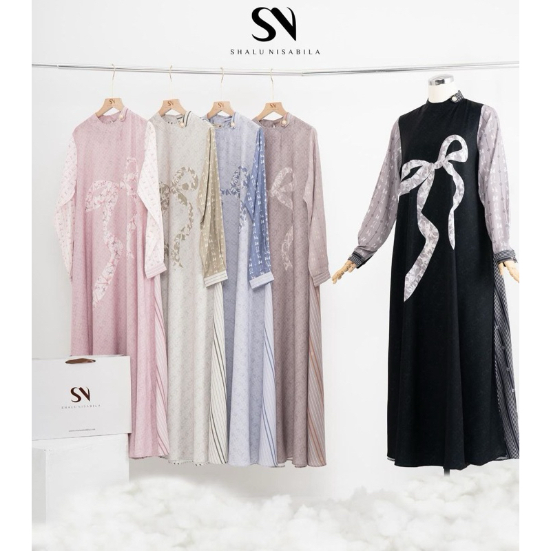 premium dress by ShaLu NisaBiLa / gamis cantik simple elegan