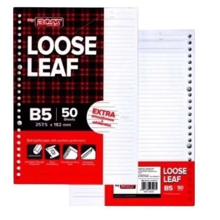 

Loose Leaf B5 50 lembar BigBoss