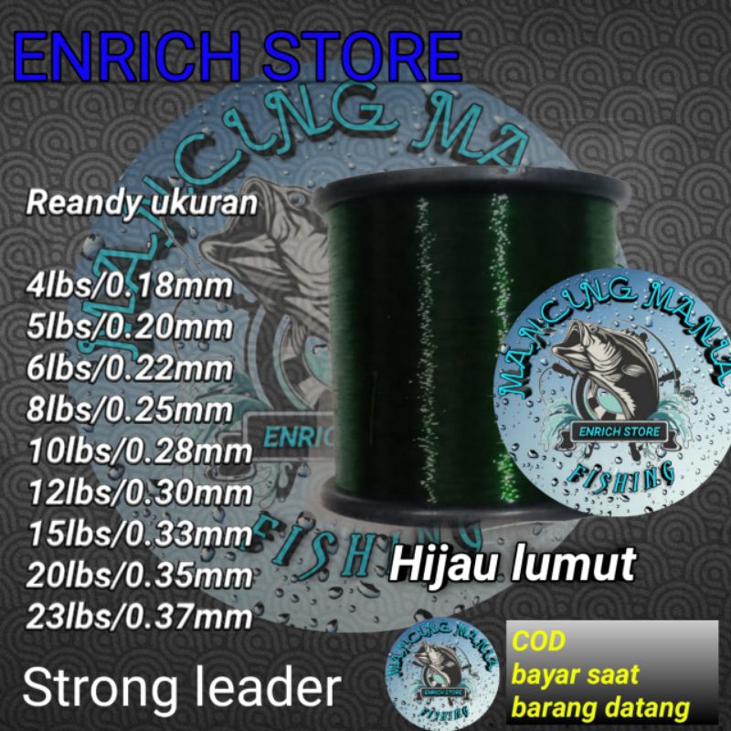 senar pancing anti keriting dan mudah tenggelam kuat 20kg