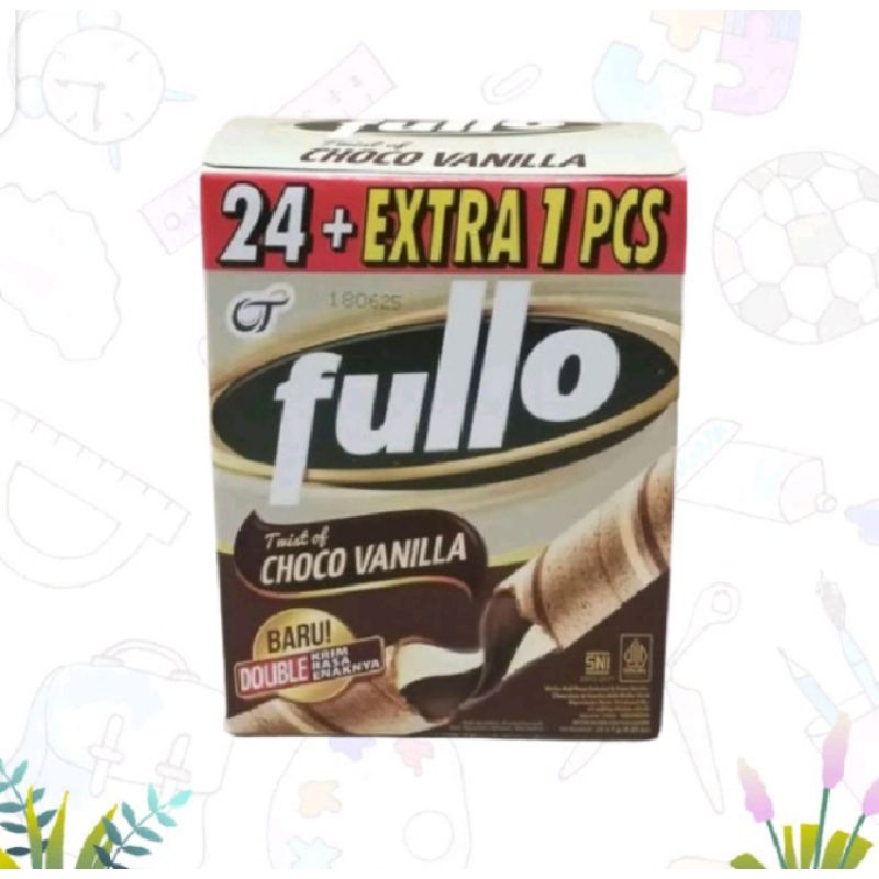 

Fullo Wafer Stick Rasa Choco Vanila 1 Box Isi 24 PCS Termurah