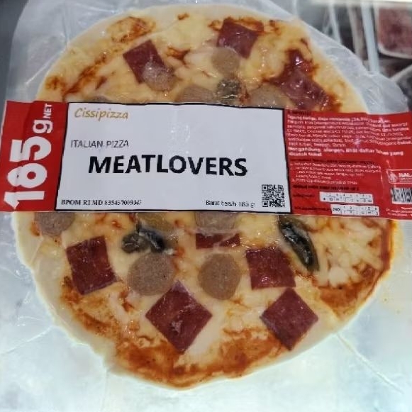 

ITALIAN PIZZA MEAT LOVERS 185 GRAM