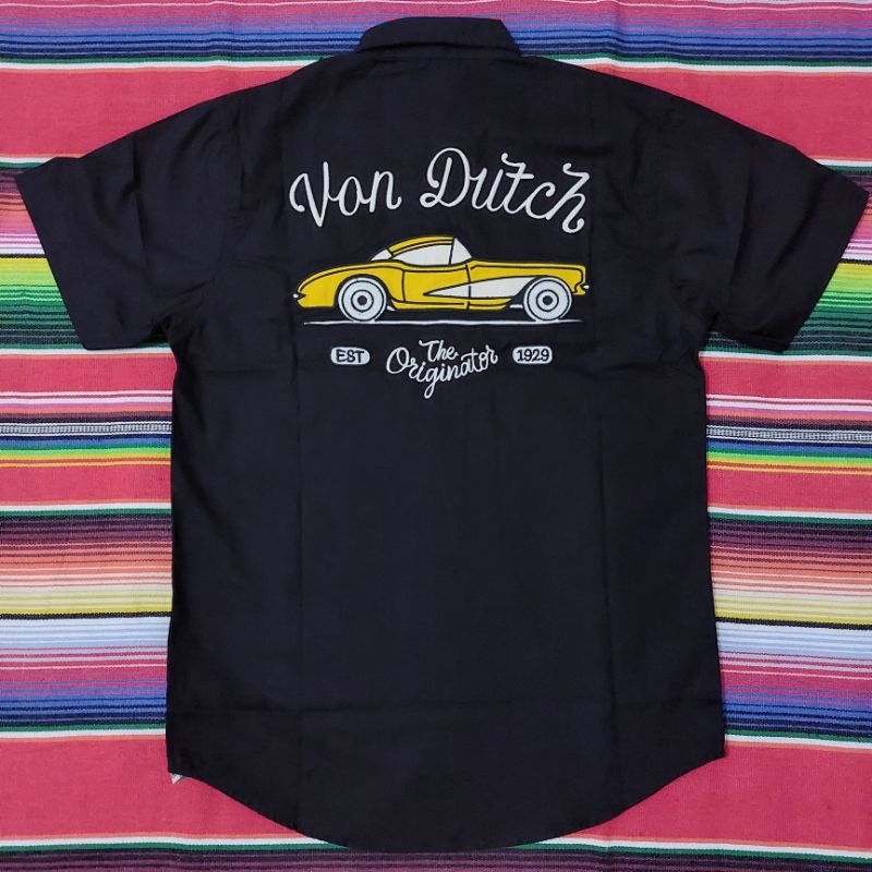 WORKSHIRT - VON DUTCH - S - ORIGINAL BLACK