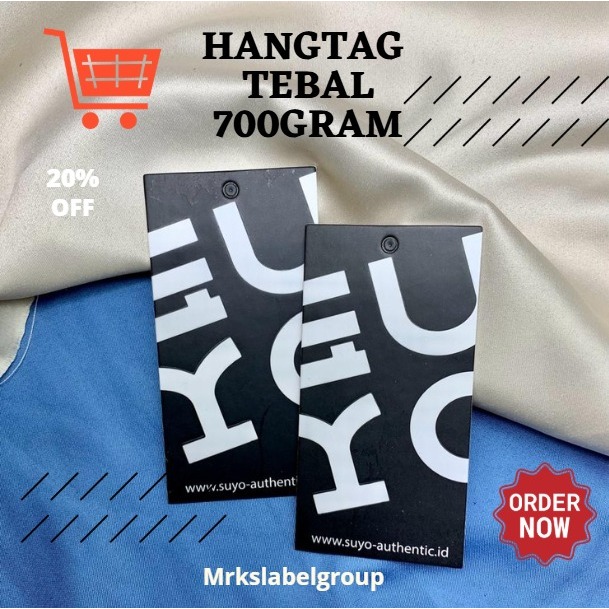 

Hangtag Baju hangtag costume/label kertas/tag brand custome/tag distro