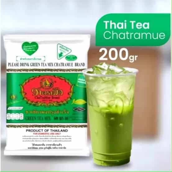 

BP - Ready stok Teh Hijau Chatramue Original Thai Greentea 50gr dan 200 Gram Best Seller Thai Tea Matcha In Thailand