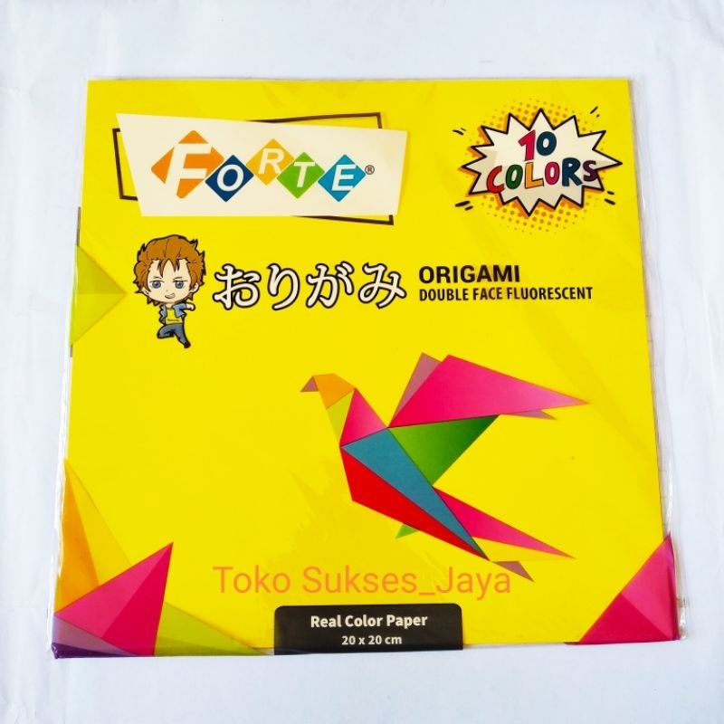 

( COD ) Origami Double Side Uk.20X20 cm | Kertas Lipat Warna-Warni