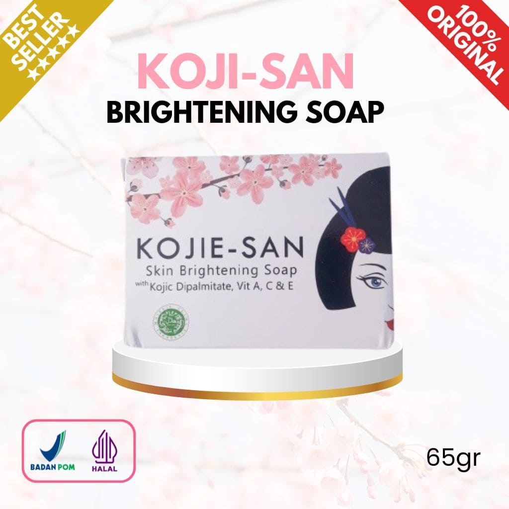 [COD] Kojie San Soap Facial Wash Original ASLI | Lightening Sabun Pemutih Muka Wajah Badan Kojie-san