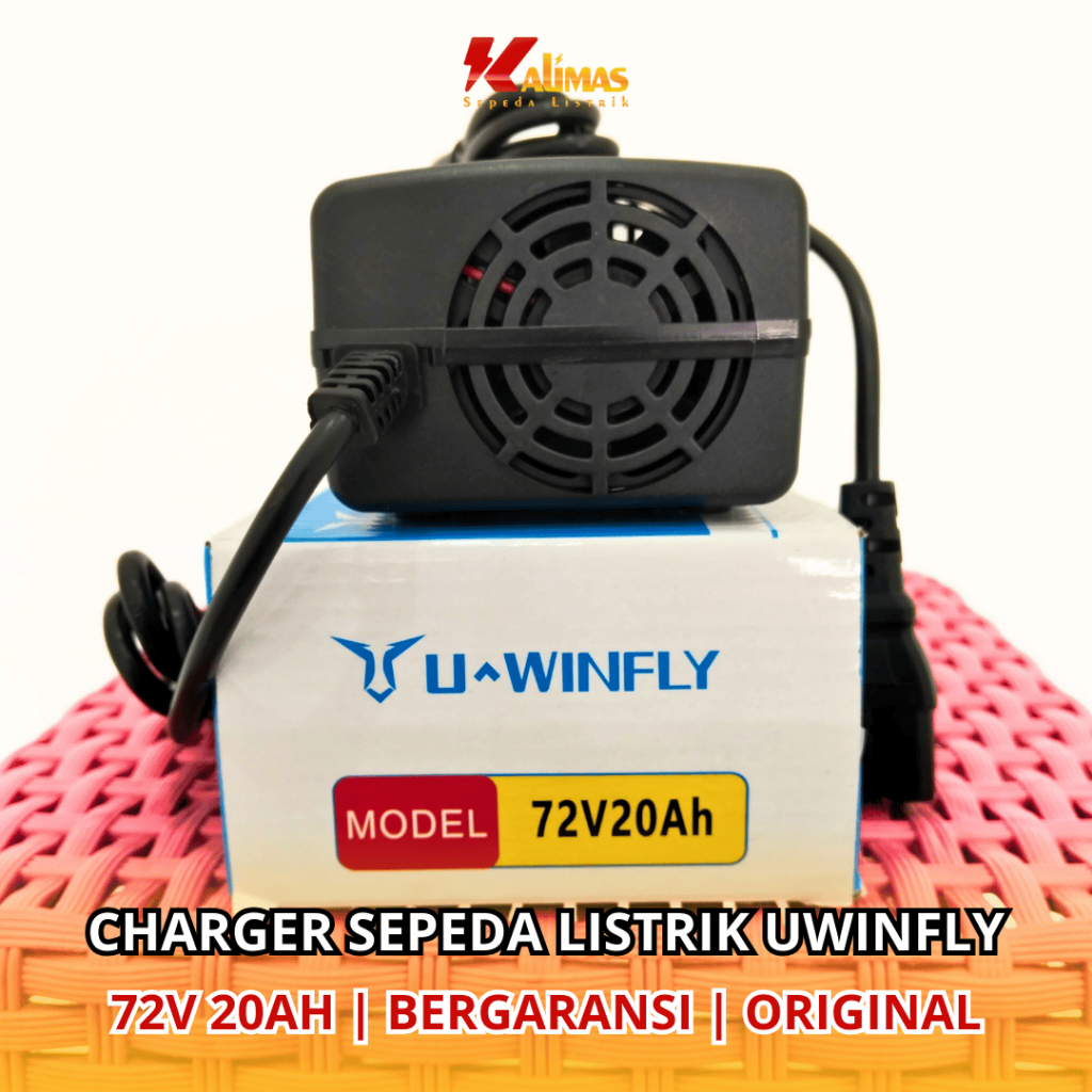 CHARGER / CAS SEPEDA LISTRIK UWINFLY TIPE 72V 20AH ORIGINAL