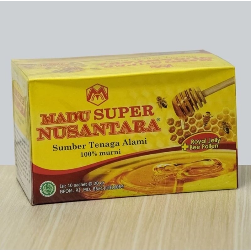 

Nusantara Madu Super Isi 10 Sachet (10 x 20 Gr)