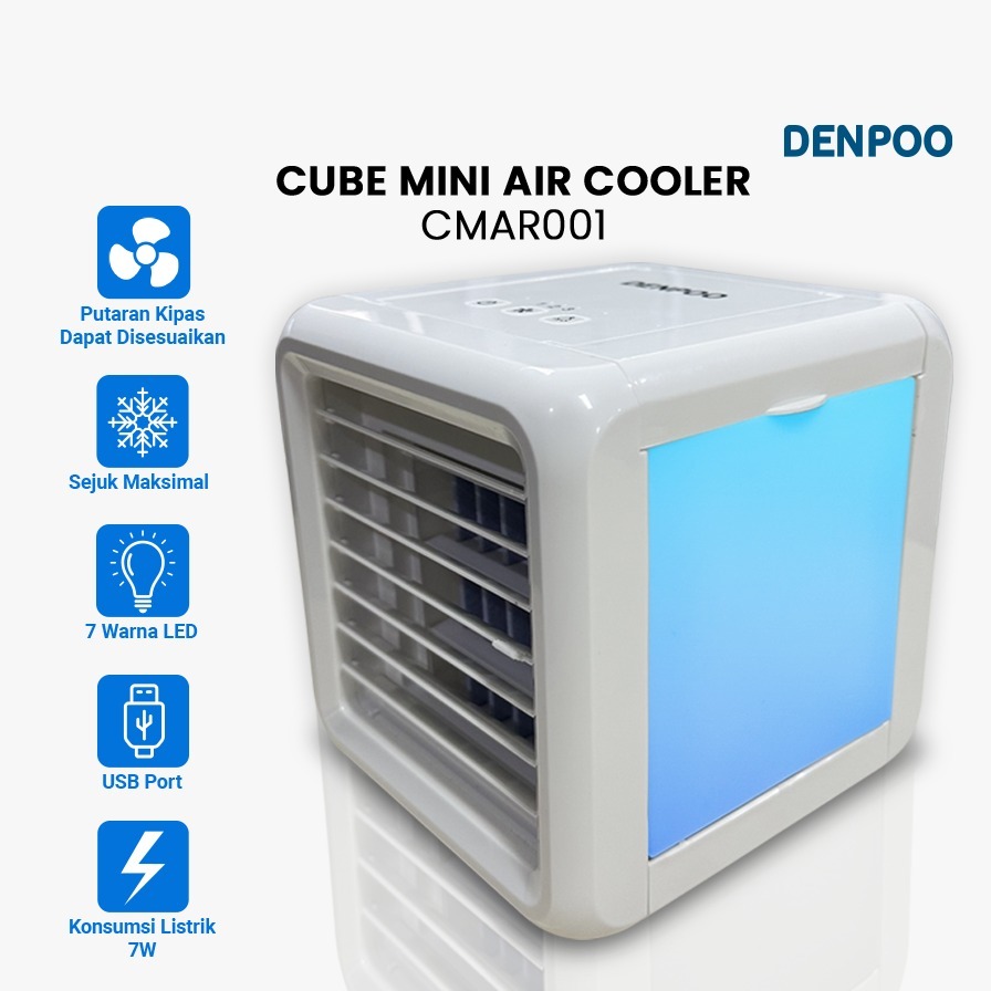 Mini Air Cooler DENPOO CMAR001 / Mini Air Cooler Portable Cube