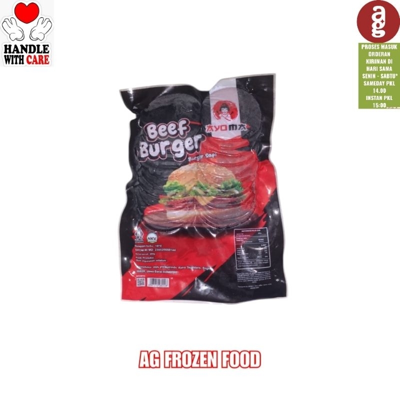 

Ayoma Burger Mini isi 20 pcs 280 Gram