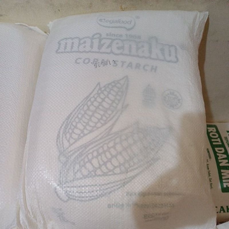 

MAIZENAKU 10KG/SAK, TEPUNG MAIZENA/TEPUNG JAGUNG, U/ MAKANAN/KUE DLL, INSTANT ONLY