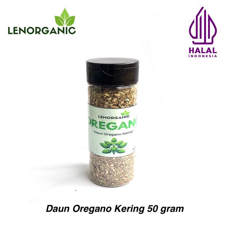

LENORGANIC | Botol Daun Oregano Kering / Oregano Leaves Dried 50 gram