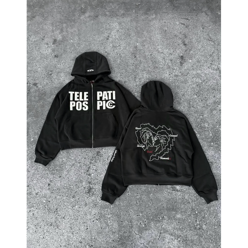 zip hoodie telepati x pospic