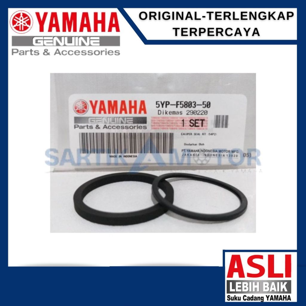 CALIPER SEAL KIT (54P2) Mio Soul Fino Original YAMAHA (5YP-F5803-50)