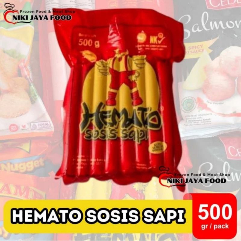 

Hemato Sosis Sapi 500 gram || Niki Jaya Food