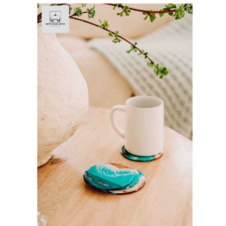 tatakan kopi nampan resin nampan makan nampan hias nampan minimalis nampan buah tatagan gelas tataka