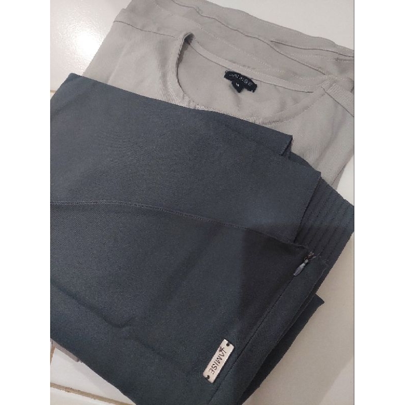 preloved gamis set  (gamis + hijab) aprilia series dari jamise