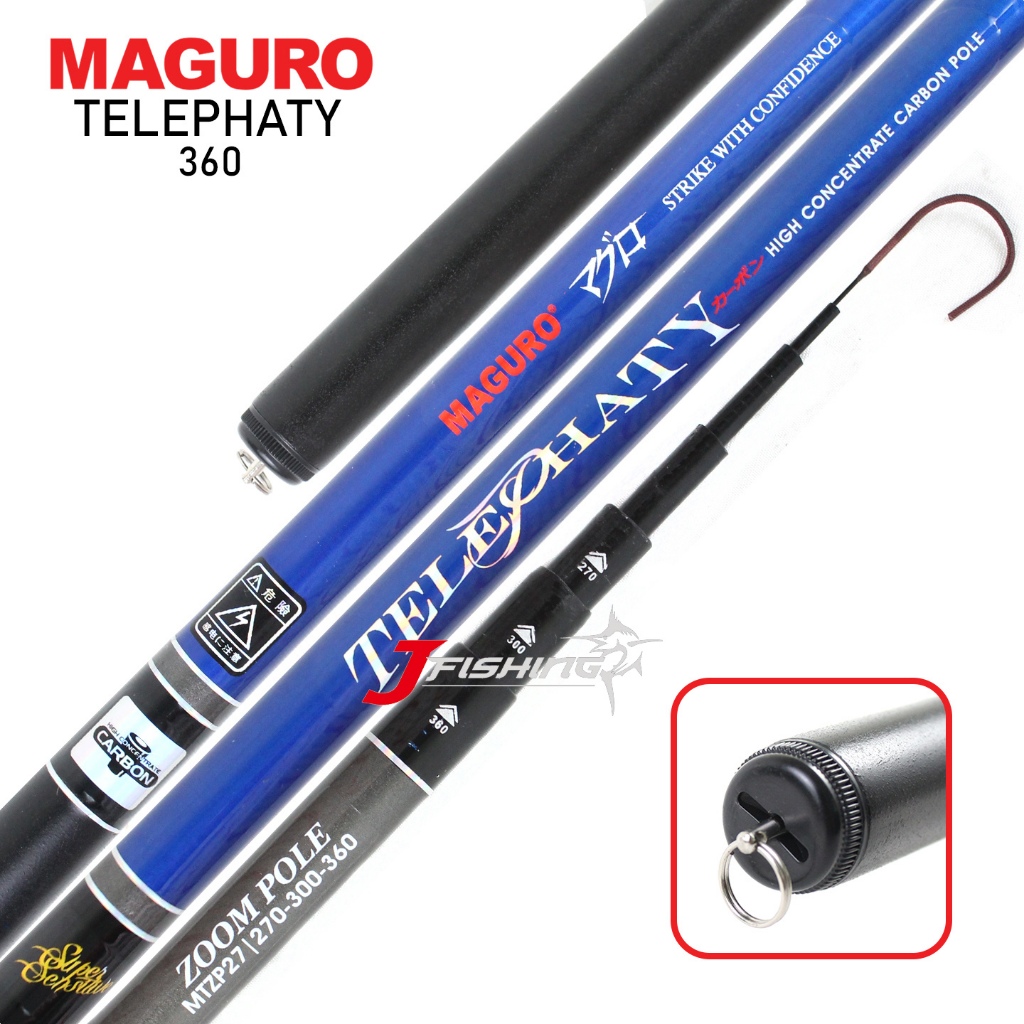 Joran Tegek MAGURO TELEPHATY | 360 450 CM | Zoom Pole | Carbon | Hard