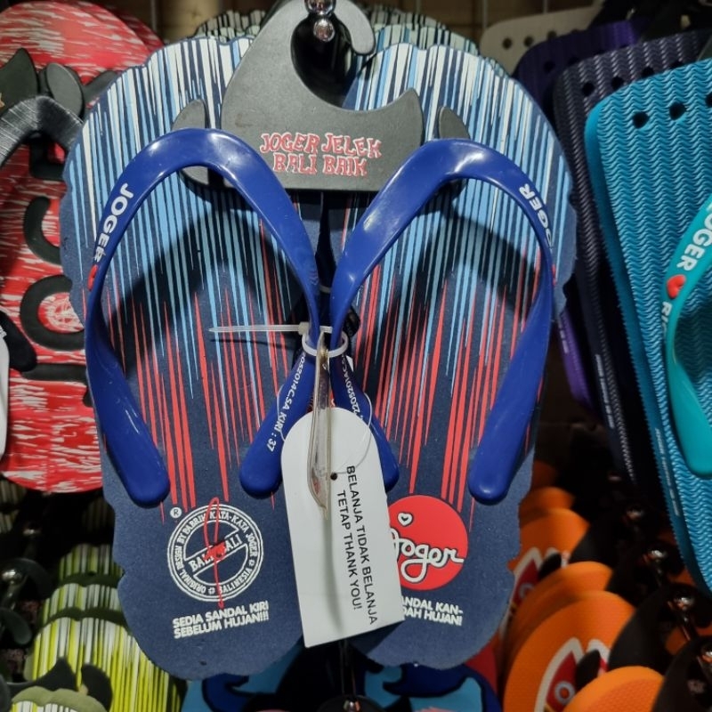 SENDAL JEPIT JOGER. SANDAL LINE MAN. ORIGINAL JOGER JELEK. SENDAL COWOK. OLEH OLEH BALI