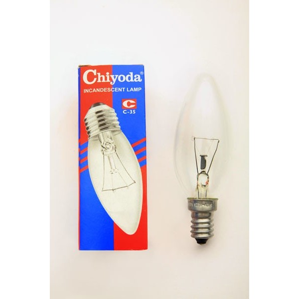 Chiyoda Lampu Lilin Pijar C-35 FITING  E14 15 WATT CAHAYA KUNING