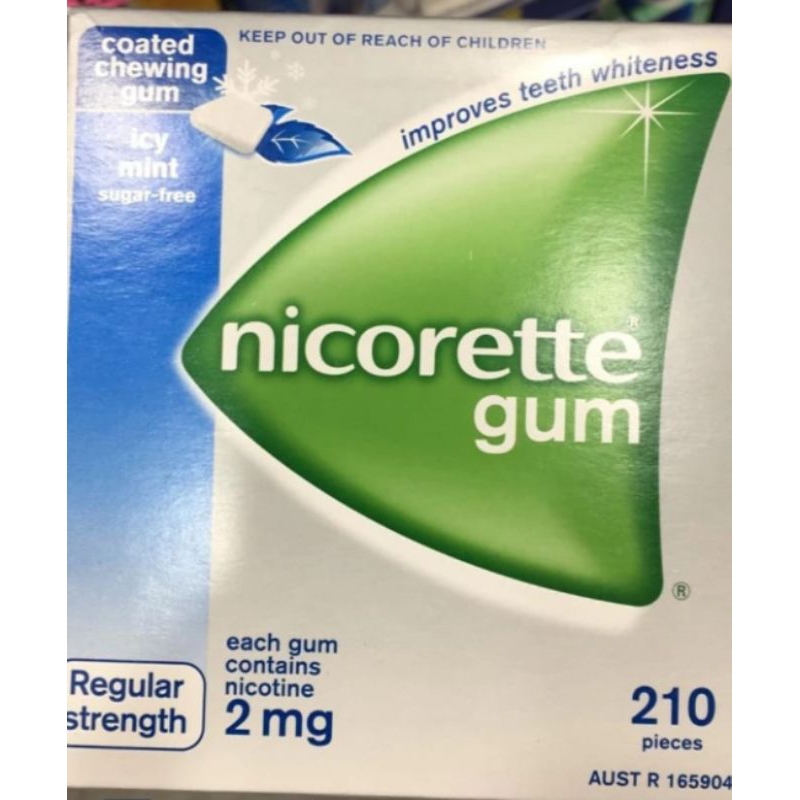 

NICORETTE FRESHMINT GUM 2MG/4GR@15 TAB