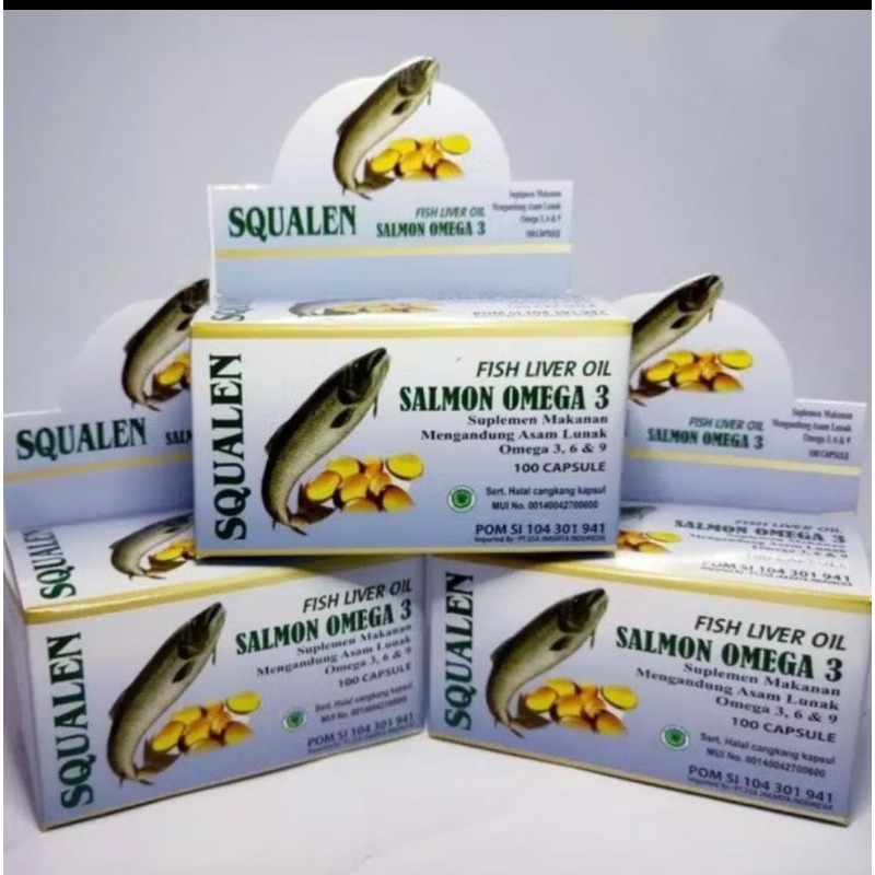 Squalen Fish Liver Oil Salmon Omega 3