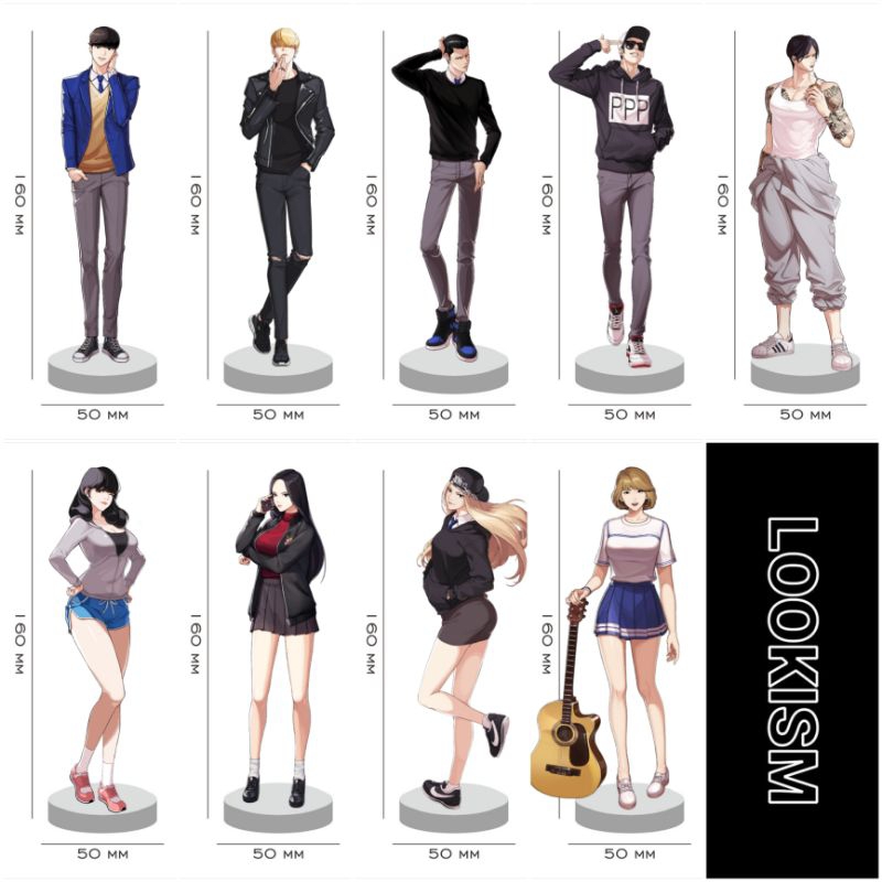 LOOKISM ACRYLIC STANDEE / STANDEE FIGUR ANIME MANHWA LOOKISM