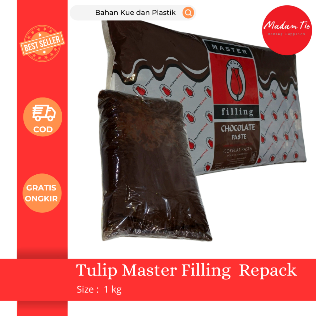 

Tulip Master Filling (Isian Kue) 1kg 1pcs