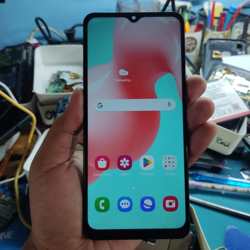 LCD Samsung A12 Ori Copotan