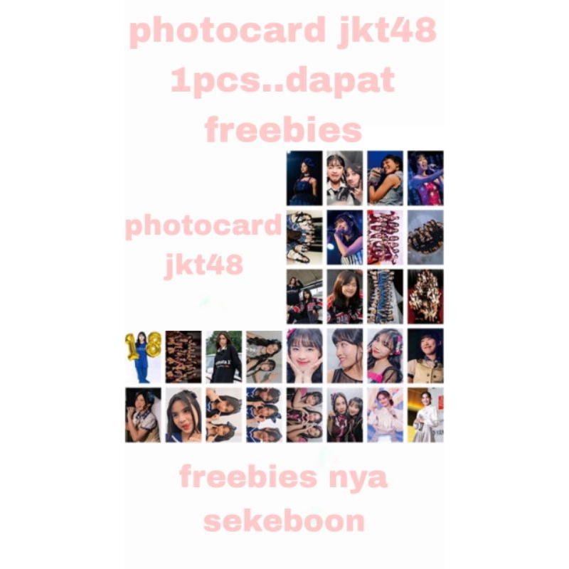 hologram photocard jkt48 rainbow