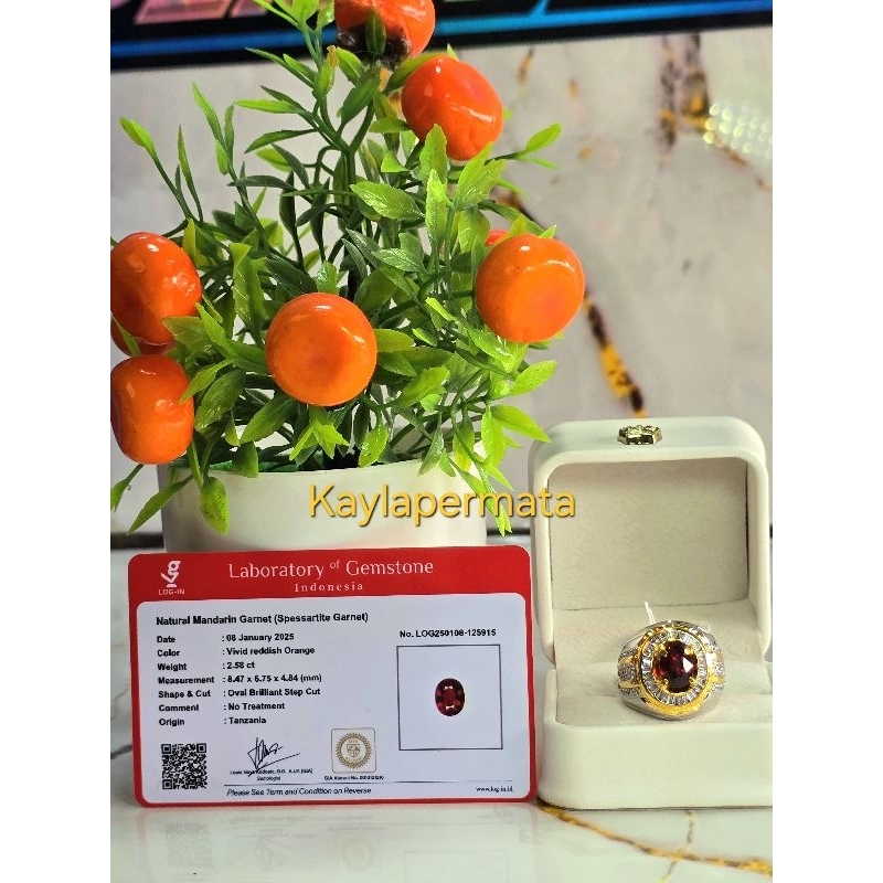 Mandarin Garnet Vivid Super Quality