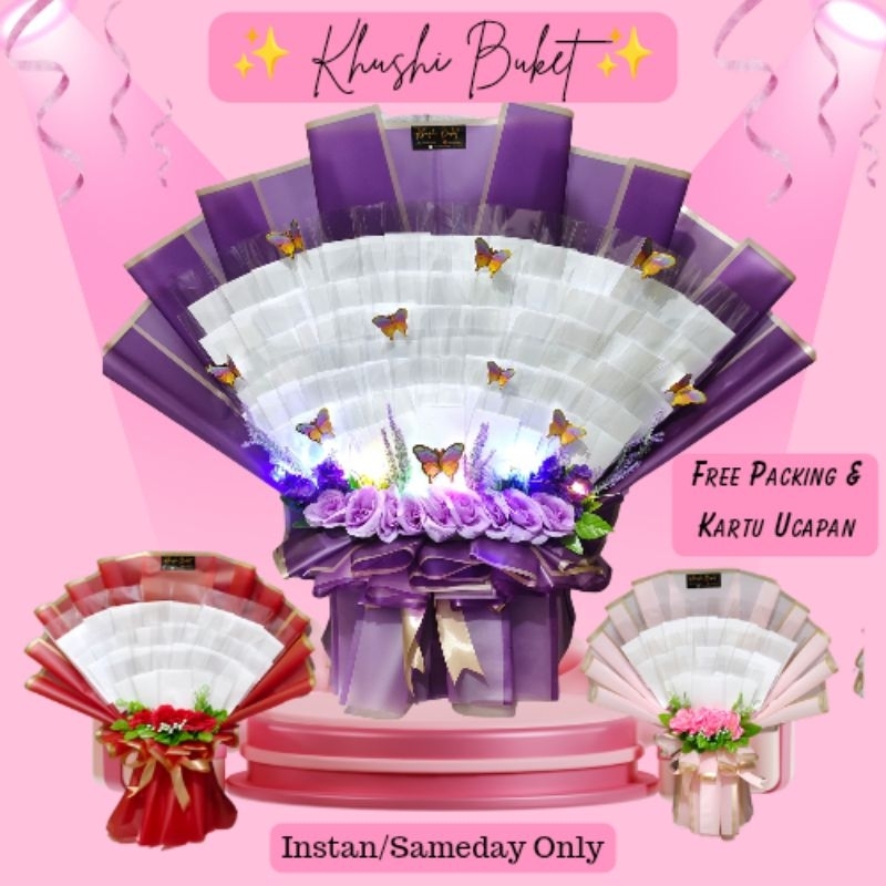 Buket Bucket Uang 50 100 Lembar Jumbo