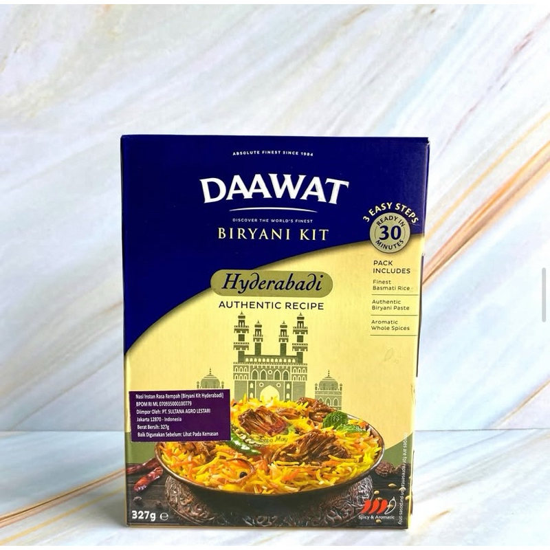 

Daawat Biryani Kit Hyderabadi 327gr