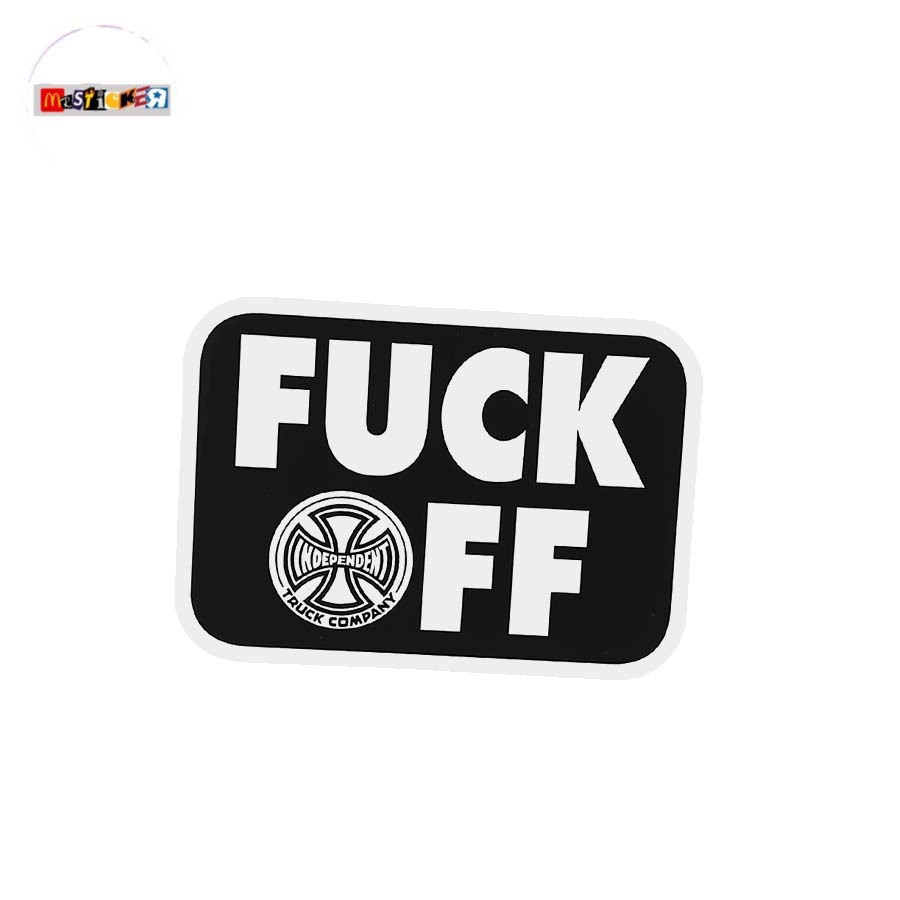

sticker Independent Truck Company fukk off logo stiker skateboards