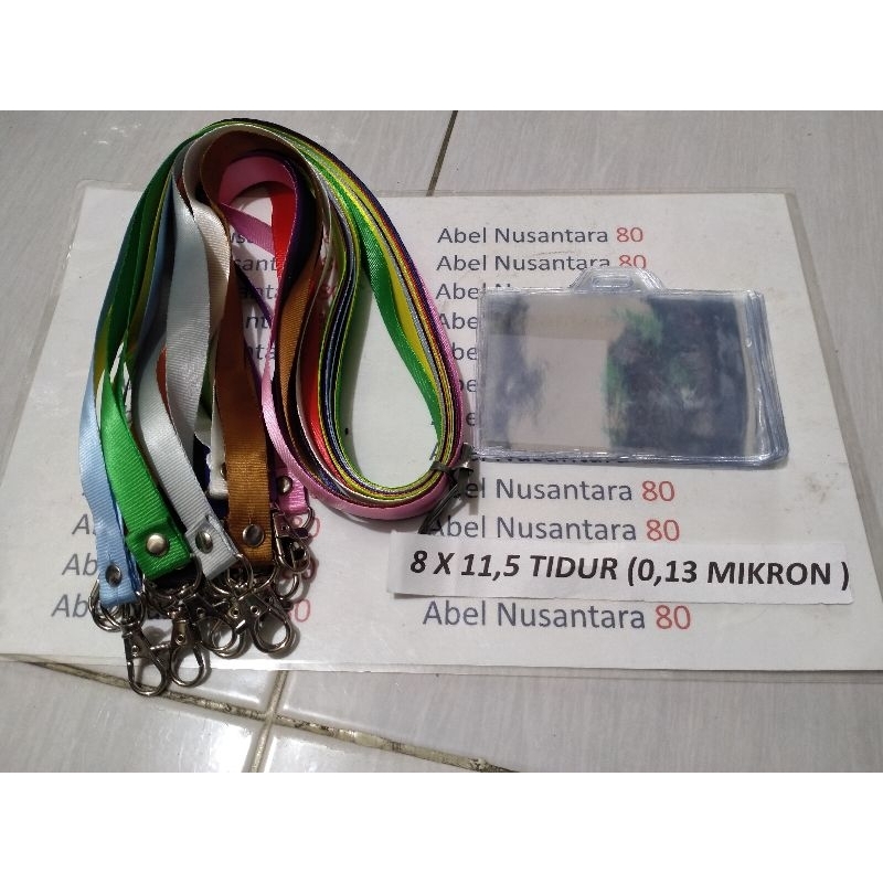 

paket Tali 1, 5 cm polos+plastik panitia uk 8 x 11, 5 Tidur Tebal plastik 0, 13 mikron