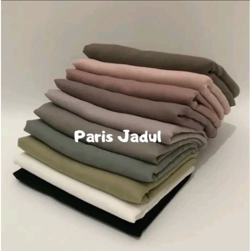SEGIEMPAT PARIS JADUL VARISHA/KERUDUNG SEGI4 PARIS JADUL/ JILBAB PARIS POLOS JADUL VARISHA  ORI JILB
