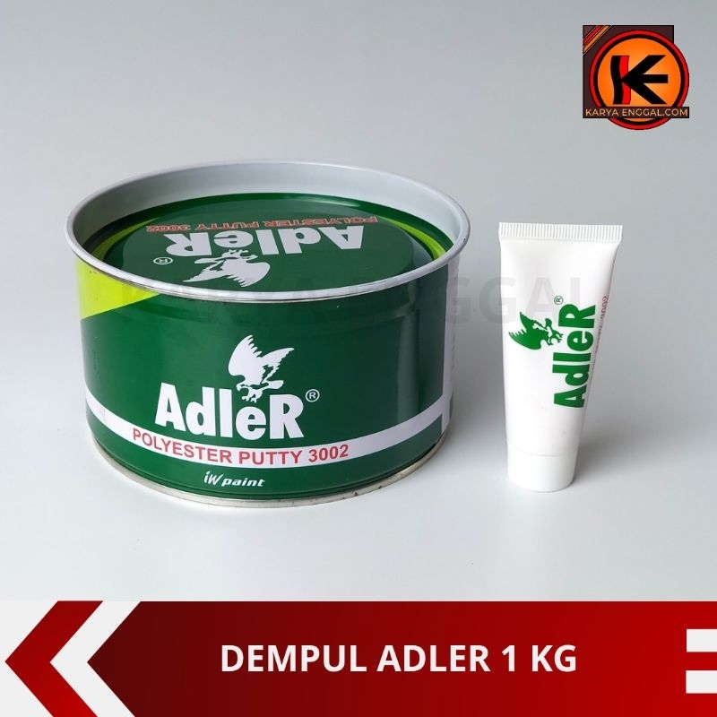 Dempul Adler Polyester Putty 3002 / Dempul Plastik 2 Komponen