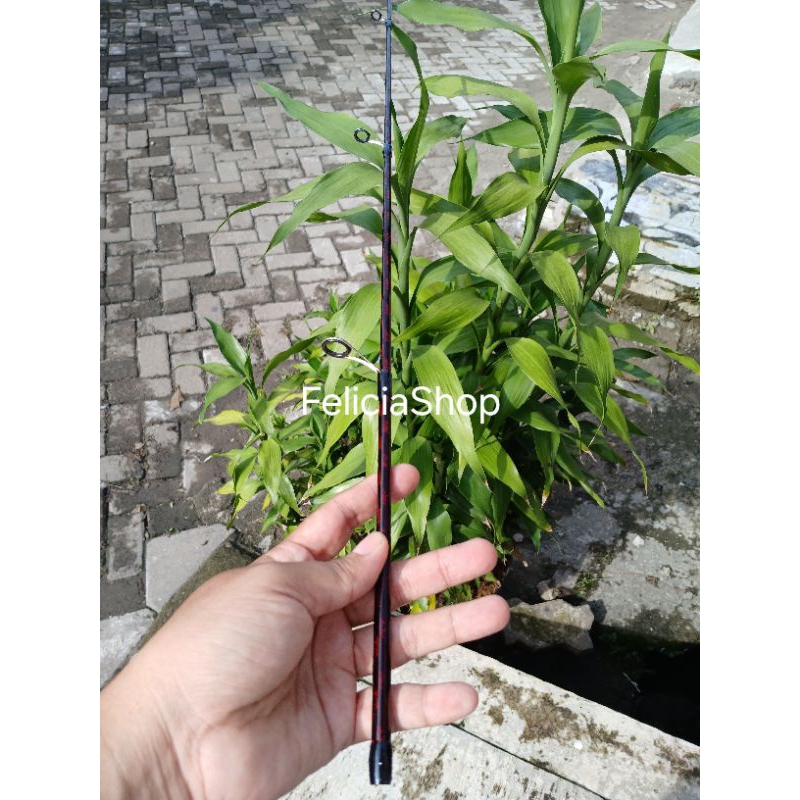 UJUNG JORAN TOP SECTION PART JORAN HINOMIYA BARAMUNDI NEW ULIR 180 CM