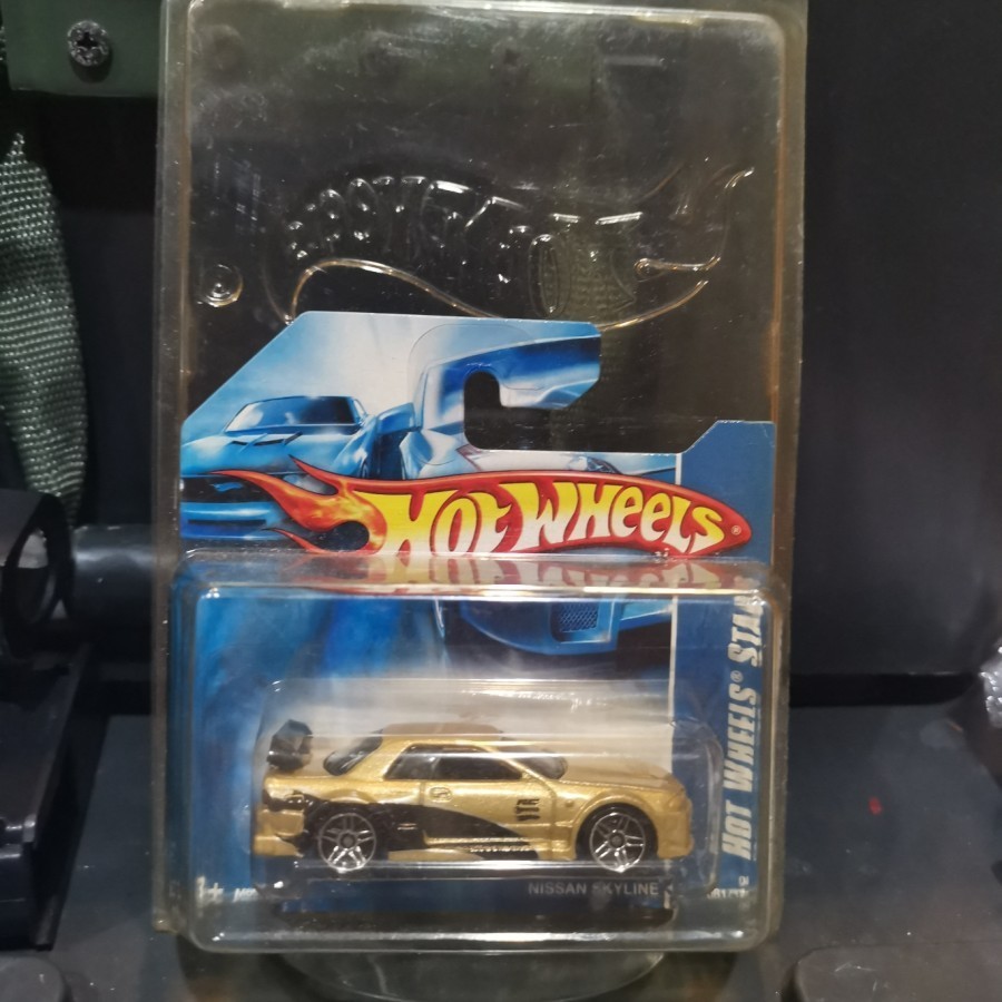 Hot Wheels Nissan Skyline R32 Stars Gold SHORT CARD Emas Web Trading