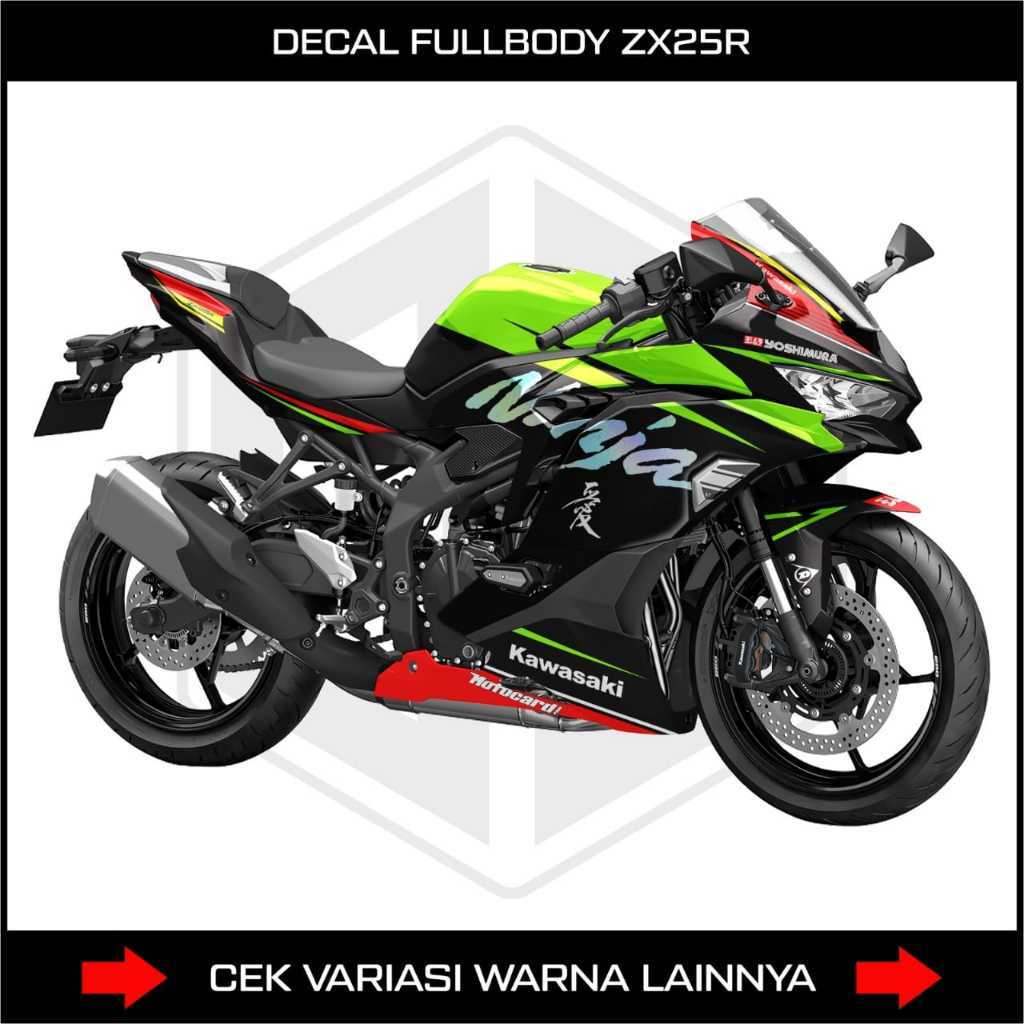 DECAL KAWASAKI ZX25R FULL BODY / STICKER DECAL FULL BODY MOTOR ZX25R