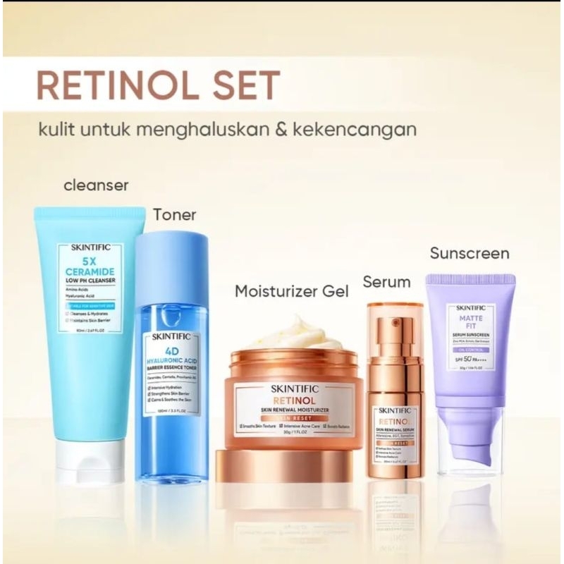 SKINTIFIC RETINOL SET